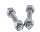 [TIG HA STUD BOLT HDG 5/8X140MM] STUD BOLT HEAVY HEXAGONAL NUTS GALVANIZED A193 GR. B7/A194 5/8"X140MM